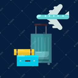 飛機(jī)行李托運(yùn)旅行素材圖片免費下載 千庫網(wǎng)